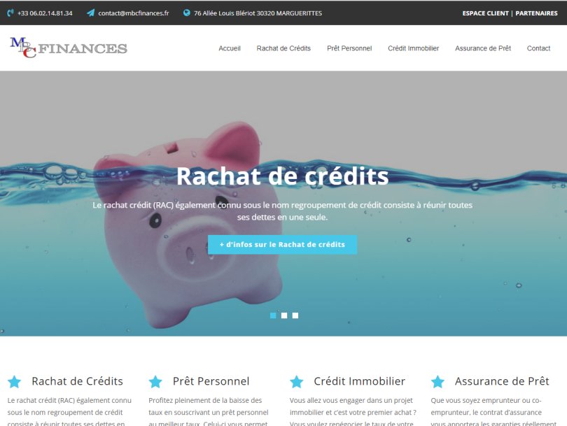 MBC Finances - RAC, Pret Personnel et Crédit Immobilier